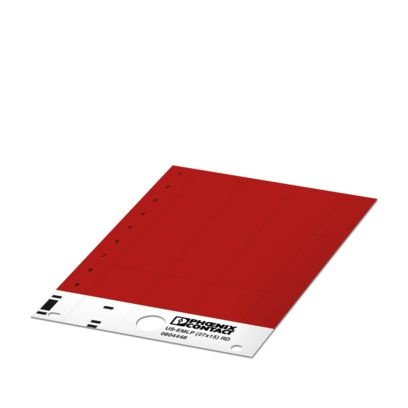 US-EMLP (27X15) RD - Targhetta in plastica