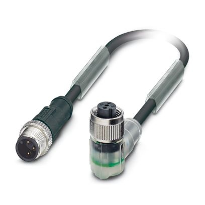 SAC-3P-M12MS-M12FR-2L BK/ - Cavo per sensore/attuatore