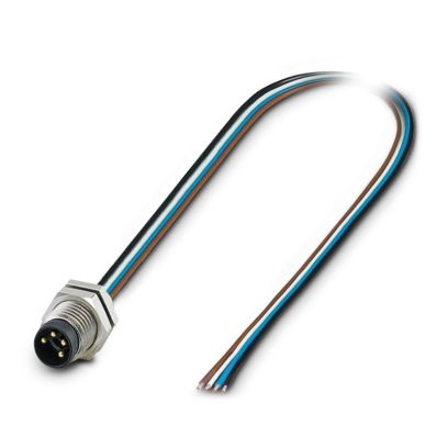 SACC-DSI-M 8MS-4CON-M 8/1,0 - Connettore a innesto per apparecchiatura parete posteriore