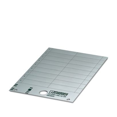 US-EMP (49X15) SR - Targhette di identificazione a innesto