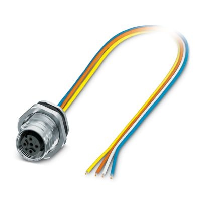 SACC-DSI-FSD-4CON-M16/0,5 PP - Connettore a innesto per apparecchiatura parete posteriore