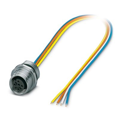 SACC-E-FSD-4CON-M16/0,5 PP - Connettore a innesto per apparecchiatura a parete frontale
