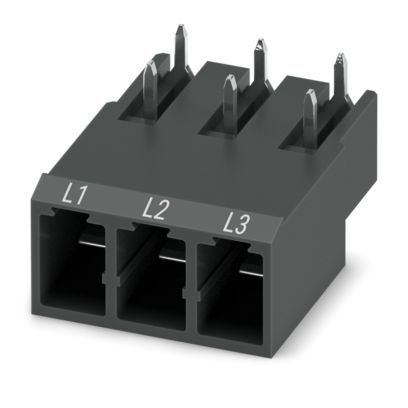 PC 4/ 3-GU-7,62 BK BD:L1-L3 - Connettore fisso per circuiti stampati