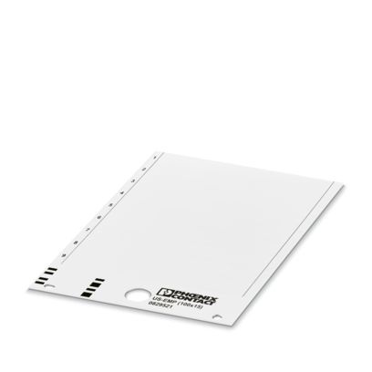 US-EMP (100X15) CUS - Targhette di identificazione a innesto