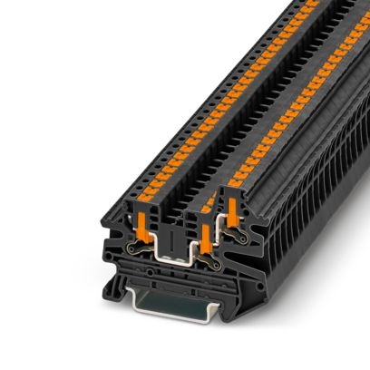 PTV 2,5-TWIN BK - Morsetto passante