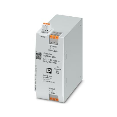 SFP2-1S-1-20A-230AC-PT - Dispositivo di protezione contro le sovratensioni filtro EMC