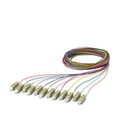 FOC-PT9:SC-OM2/2.5 - Set di pigtail per conduttore in fibra ottica con 12 pigtail