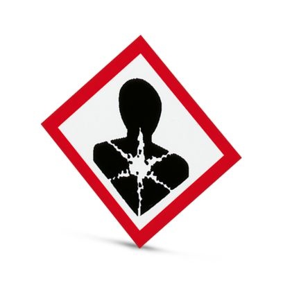 PML-GHS108 (25X25) - Targa per sostanze pericolose