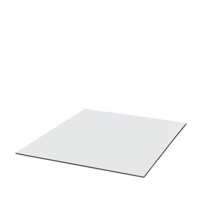 GPK/SK 610X610X1,5 WH/BK - Targhetta per incisione
