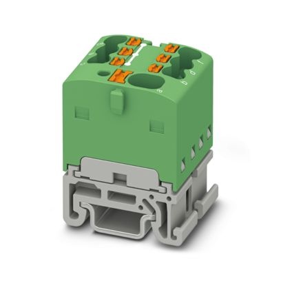 PTFIX 4/6X1,5-NS15A GN - Blocco di distribuzione