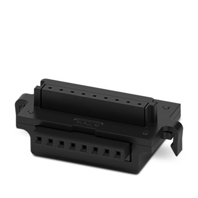 HBUS8 17,8-8P-1S BK - Connettore bus per guida di montaggio