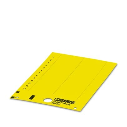 US-EMLP (40X10) YE - Targhetta in plastica
