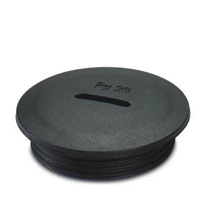 A-INSP-PG29-65N-P-BK - Tappo filettato