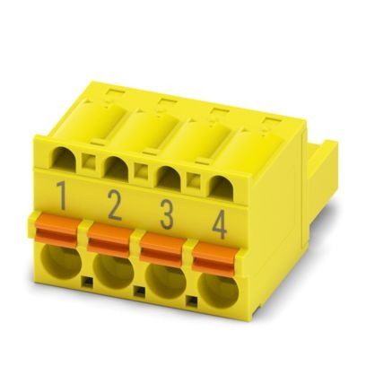 FKC 2,5/ 4-ST-5,08 YE BD:1-4 - Connettore per circuito stampato