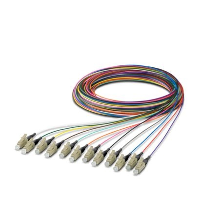 FOC-PT9:LC-OM1/2.5 - Set di pigtail per conduttore in fibra ottica con 12 pigtail
