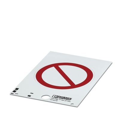 US-PML-P100 (D100) CUS - Cartello di divieto