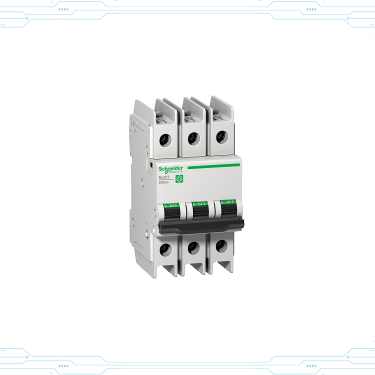 Interruttore Magnetotermico Schneider Electric Acti9 iC60N 3P 6A Curva C