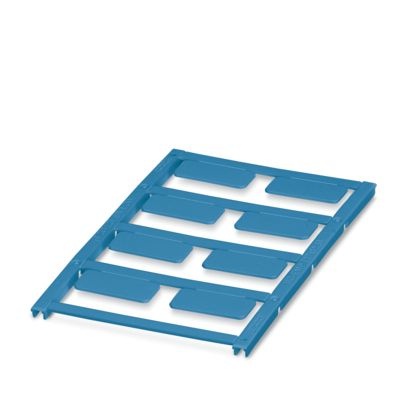 UC-EMLP (27X12,5) BU - Targhetta in plastica