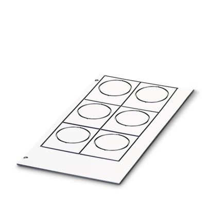 EMLP 32 (38X14) - Targhetta in plastica perforata