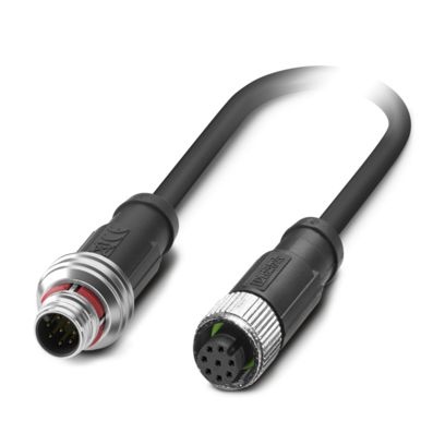 SAC-8P-P12MS/ 3,0-PUR/M12FS SH - Cavo per sensore/attuatore