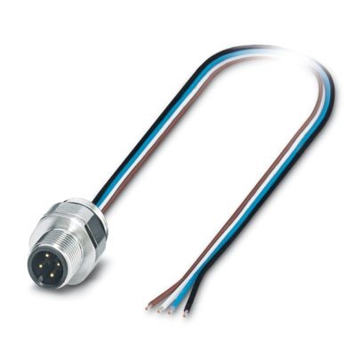 SACC-EC-M12MS-4CON-PG 9/0,5 VA - Connettore a innesto per apparecchiatura parete frontale
