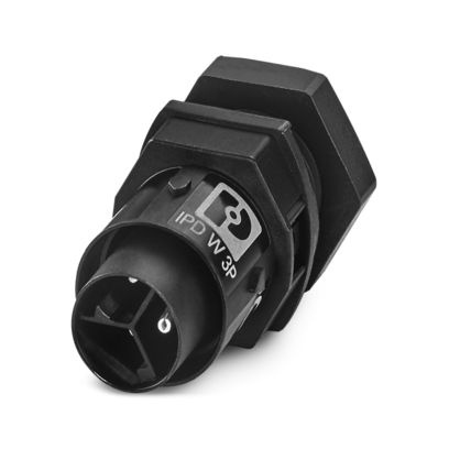 IPD W 3P1,5 M M16 BK - Passaggio a parete