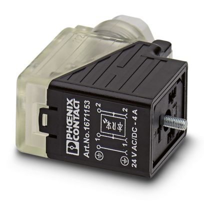 SACC-V-3CON-PG9/B-1L-S - Connettore per valvola