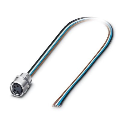 SACC-E-M 8FS-4CON-M8/0,5 - Connettore a innesto per apparecchiatura parete frontale