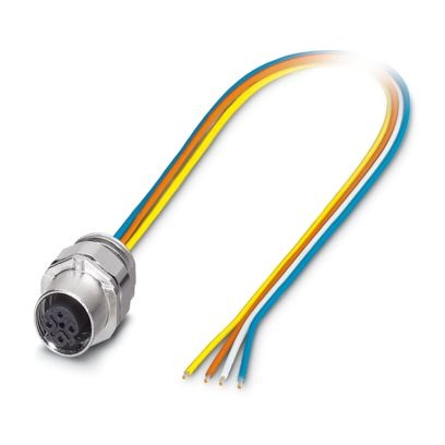SACC-EC-FSD-4CON-M16/0.5 SCO - Connettore a innesto per apparecchiatura a parete frontale