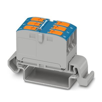 PTVFIX 6X2,5-NS35A BU - Blocco di distribuzione