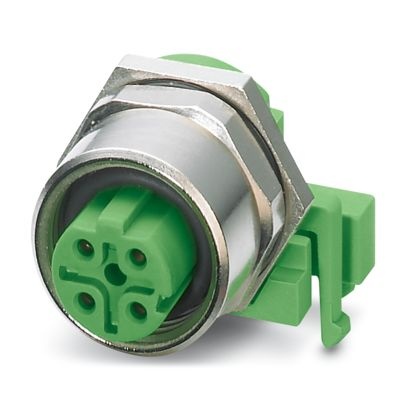 SACC-DSIV-M12FSD-4CON-L90 - Connettore a innesto per pannello posteriore apparecchiatura