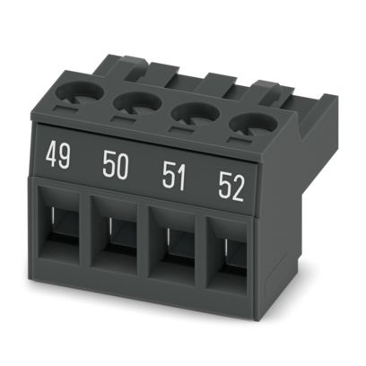 MSTBT 2,5/ 4-ST BK BD:49-52 - Connettore per circuito stampato