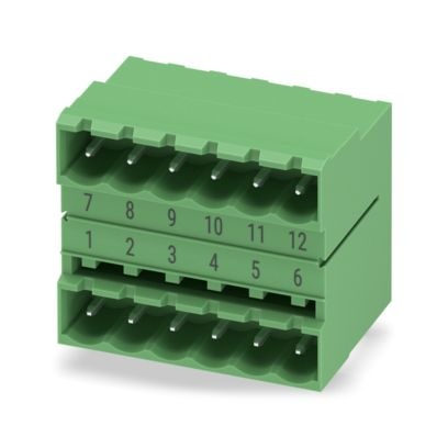 MDSTB 2,5/ 6-G1 BD:7-12/1-6IND - Connettore fisso per circuiti stampati