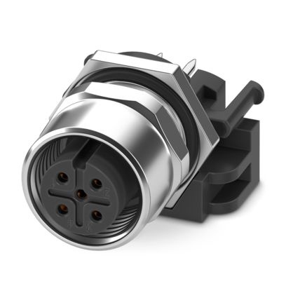 SACC-DSIV-M12FS-5CON-L180 ST X - Connettore a innesto per apparecchiatura parete posteriore