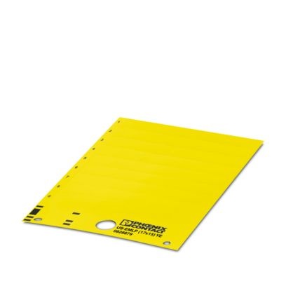 US-EMLP (17X15) YE - Targhetta in plastica