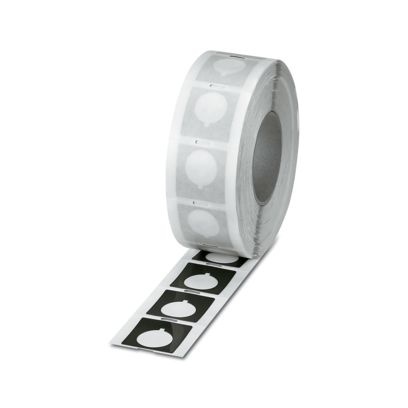 EMLP 30 (45X10)R BK - Targhetta in plastica perforata