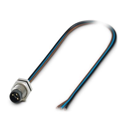 SACC-DSI-M 8MS-3CON-M 8/0,5 - Connettore a innesto per apparecchiatura parete posteriore