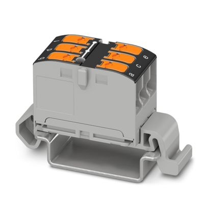 PTVFIX 6X2,5-NS35A BK - Blocco di distribuzione
