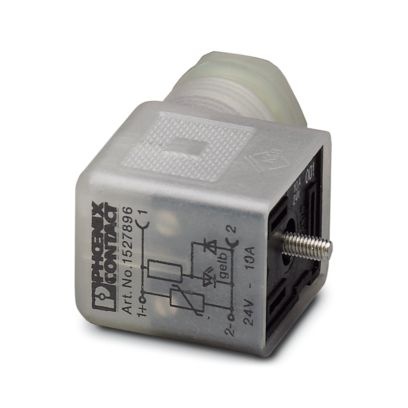SACC-V-3CON-PG9/BI-1L-SV 24V - Connettore per valvola