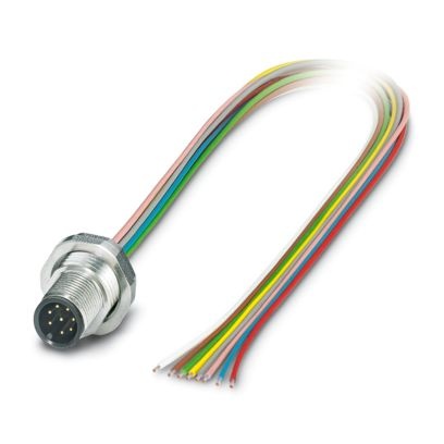 SACC-DSI-M12MS-8CON-PG9/0,5 VA - Connettore a innesto per apparecchiatura a parete posteriore