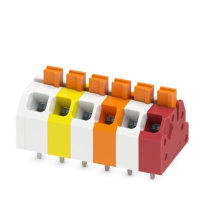 SPTAF 1/ 6-3,5-EL MC:WH-RD - Morsetto per circuito stampato