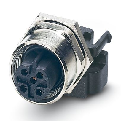 SACC-DSIV-M12FSB-5CON-L180 SH - Connettore a innesto per apparecchiatura parete posteriore