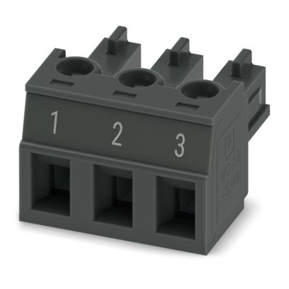 MC 1,5/ 3-ST-5,08 BK BD:1-3 - Connettore per circuito stampato