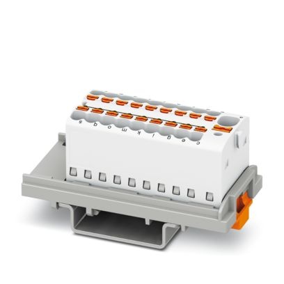 PTFIX 4/18X1,5-NS35 WH - Blocco di distribuzione
