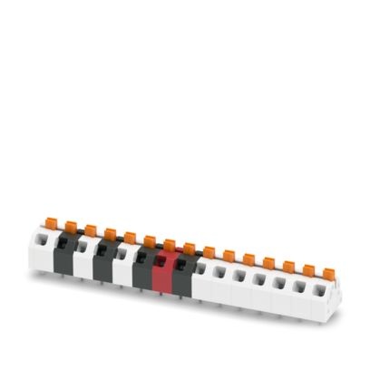 SPTAF 1/15-5,0-EL MC:WH/BK/RD - Morsetto per circuito stampato