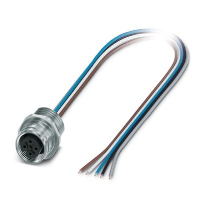 SACC-E-FS-5CON-M16/0,5 PP - Connettore a innesto per apparecchiatura a parete frontale