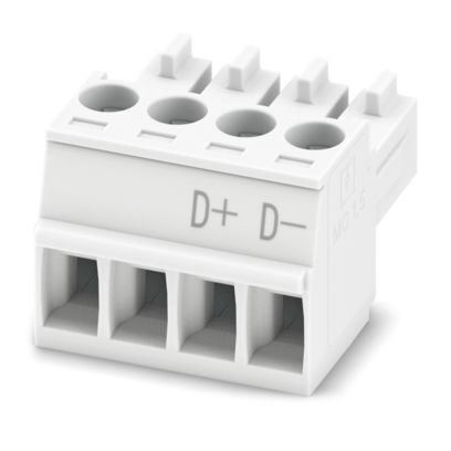 MC 1,5/ 4-ST-3,5 WH BD:D+,D- - Connettore per circuito stampato