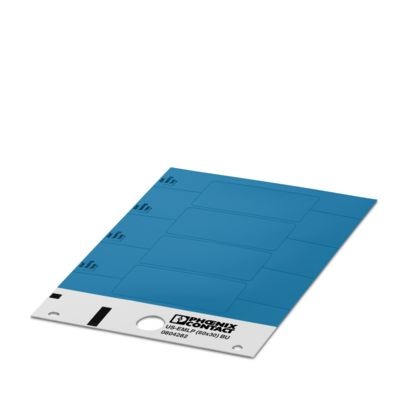 US-EMLP (60X30) BU - Targhetta in plastica