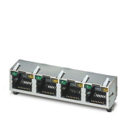CUC-MP-J1ST-A/4R4LT-LED - Connettori per circuito stampato RJ45 modulari