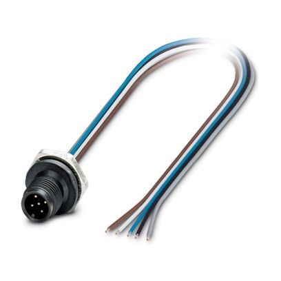 SACC-E-M12MS-5CON-M16/0,5 P - Connettore a innesto per apparecchiatura parete frontale